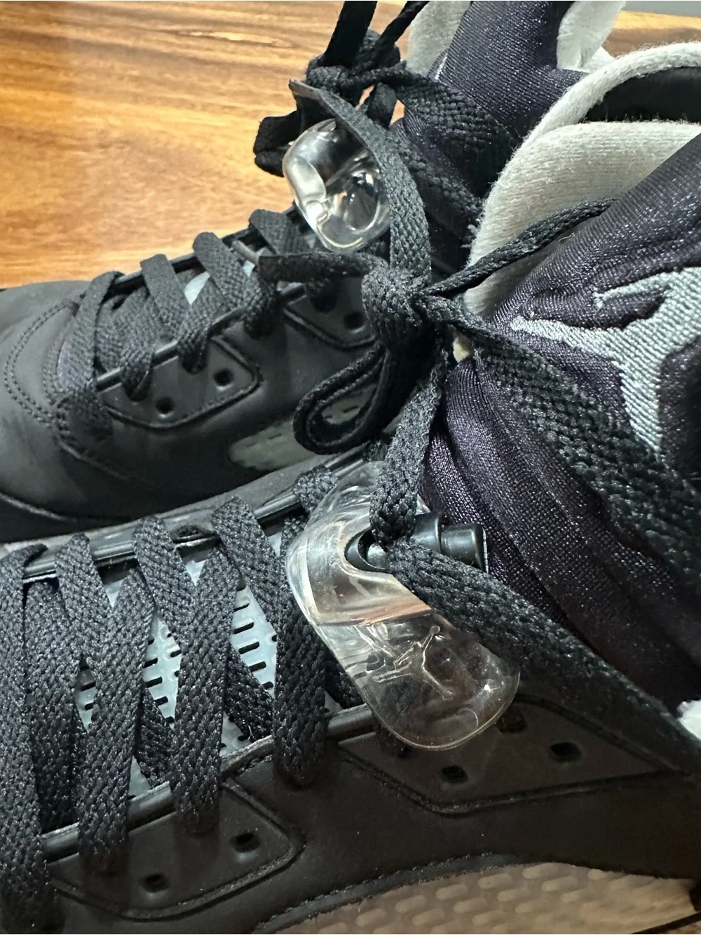 Nike Air Jordan 5 Retro Oreo Shoes Mens Size 11 Black Suede Sneakers CT4838-011